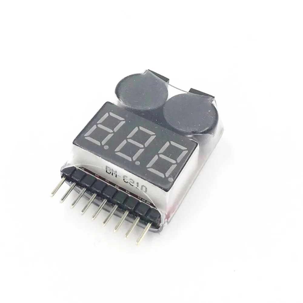 10 шт. хит продаж 1-8S LED низкого напряжения Звуковой сигнал Сигнал Lipo индикатор