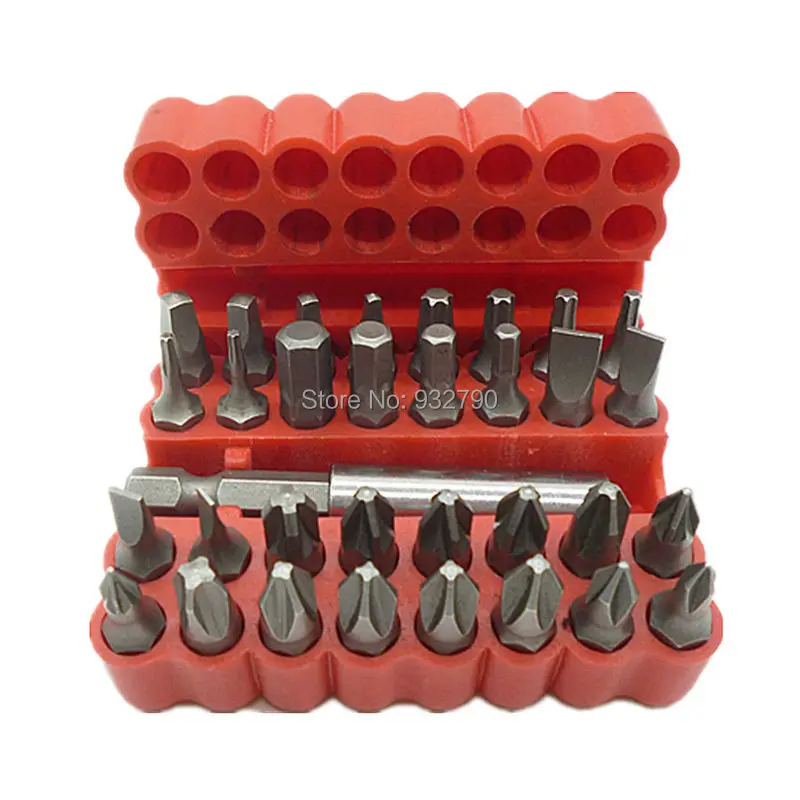 Безопасности вскрытия доказательство Набор бит 33 шт. Torq Torx Hex звездообразный ключ