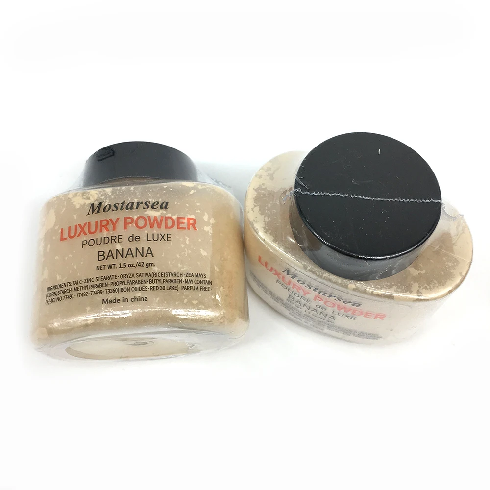 Бренд косметики Для женщин макияж Свободные банан порошок 1.5 унц. бутылки