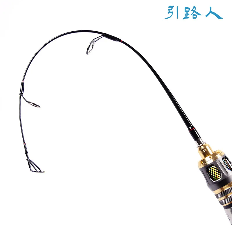 Бесплатная доставка! 55 см удочка для ледовой рыбалки две секции большое