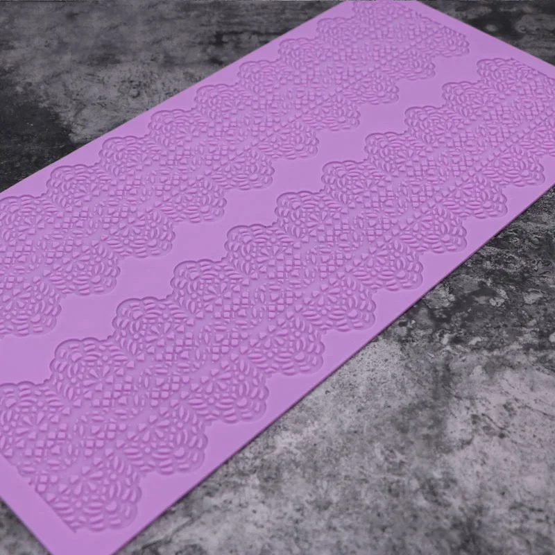 Силиконовая форма для торта кружевная цветочные формы помадки декоративный