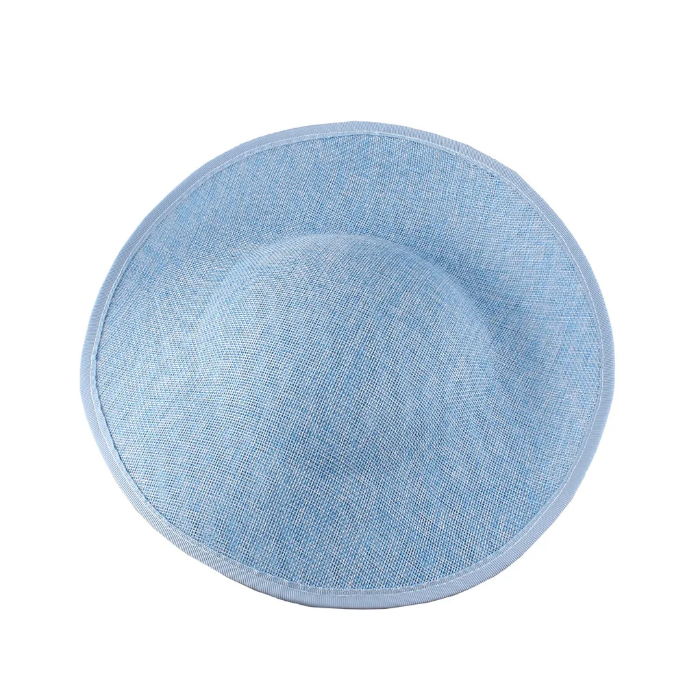 Новое поступление 30 см большие millinery имитация Sinamay вуалетки базовые вечерние головные уборы DIY аксессуары для волос Коктейльные головные уборы 6 шт./партия