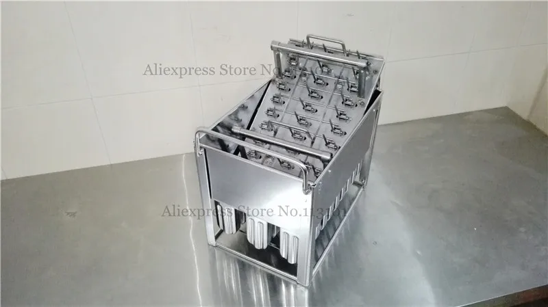 Форма для мороженого из нержавеющей стали с держателем палочек 30 шт./партия |