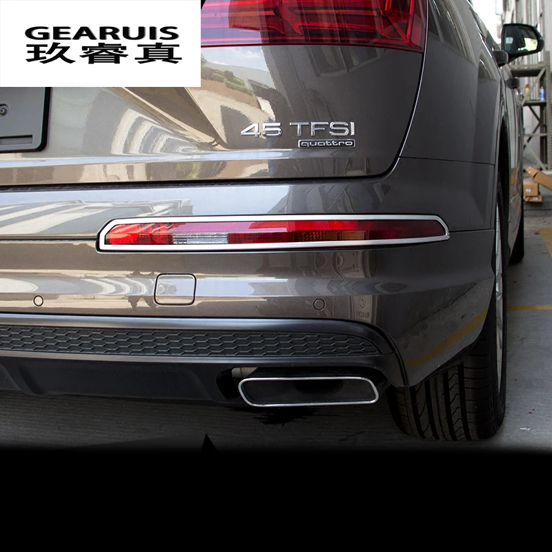 Автомобильный Стайлинг ABS после задний противотуманный фонарь лампа тень рамка