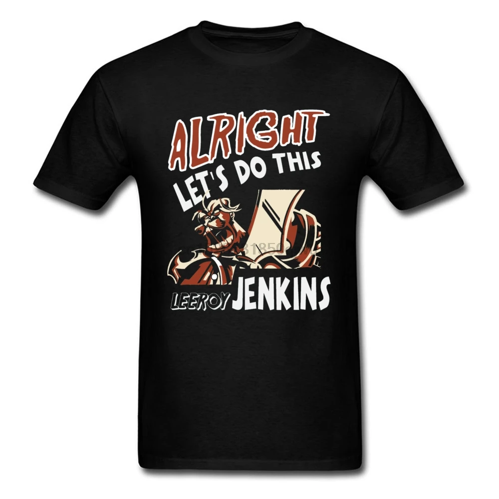 Забавные футболки Leeroy Jenkins WOWER Game Новое поступление 2019 стильная футболка в стиле