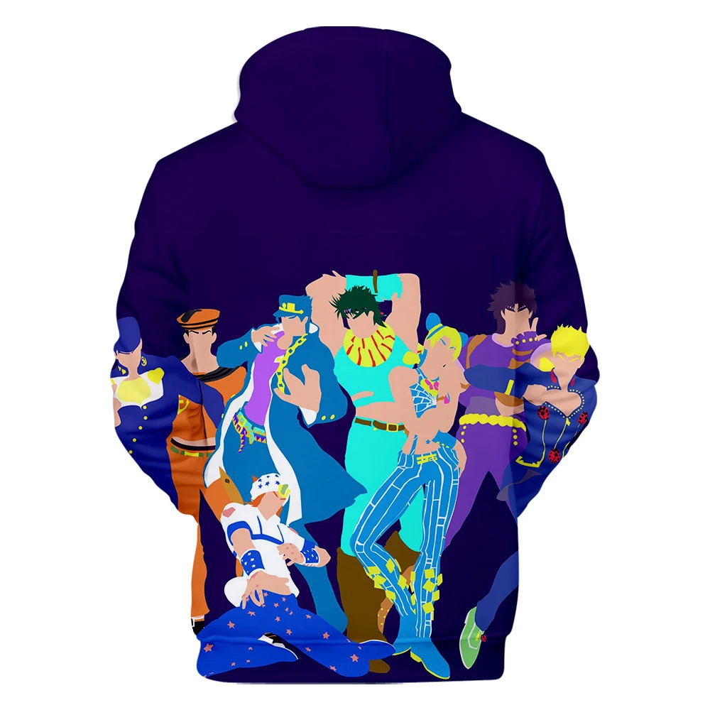 Aikooki японская манга JOJO 3D толстовки Для мужчин/Для женщин спортивная мода Harajuku стиль хипстер аниме JOJO невероятное приключение с капюшоном