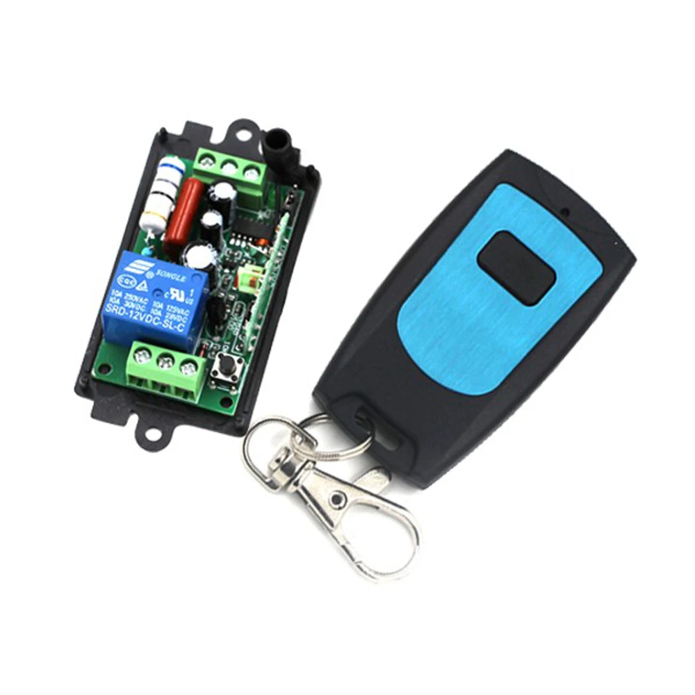 AC220V 1CH 10A Remote Control Light Switch Relay Output Radio Receiver Module and Waterproof Transmitter SKU:5011 | Обустройство дома