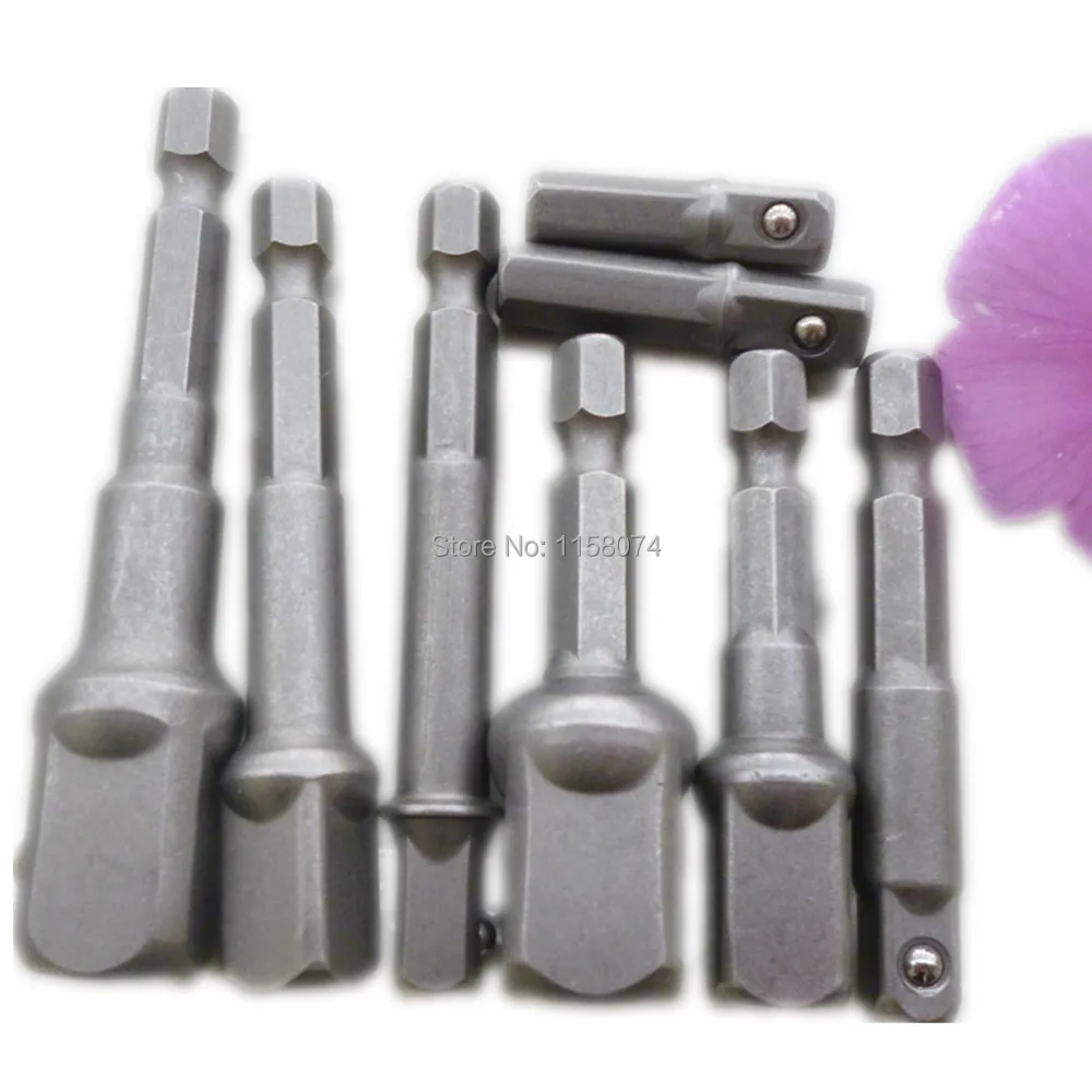 8 шт. переходник для бит сверлильный патрон Гайка Драйвер удлинитель мощность бар