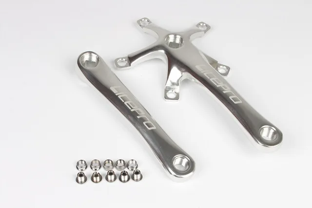 50 t/52 t/54 t/56 t/58 t Litepro CNC легкая узкая широкая цепь 130BCD - Цвет: silver