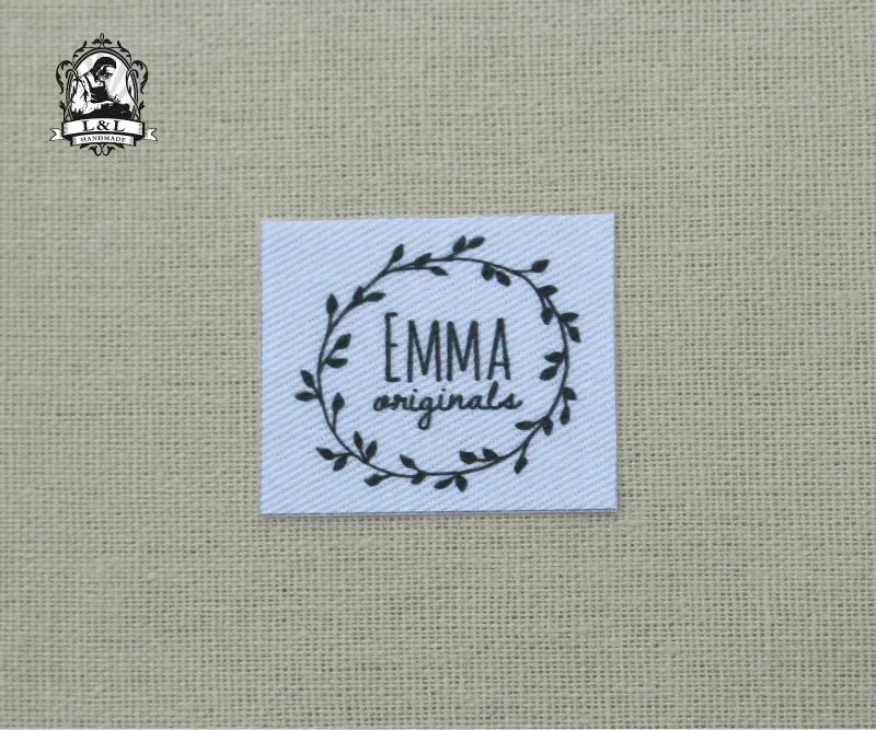 56 пользовательских логотипов/брендовые этикетки ботанические с венком