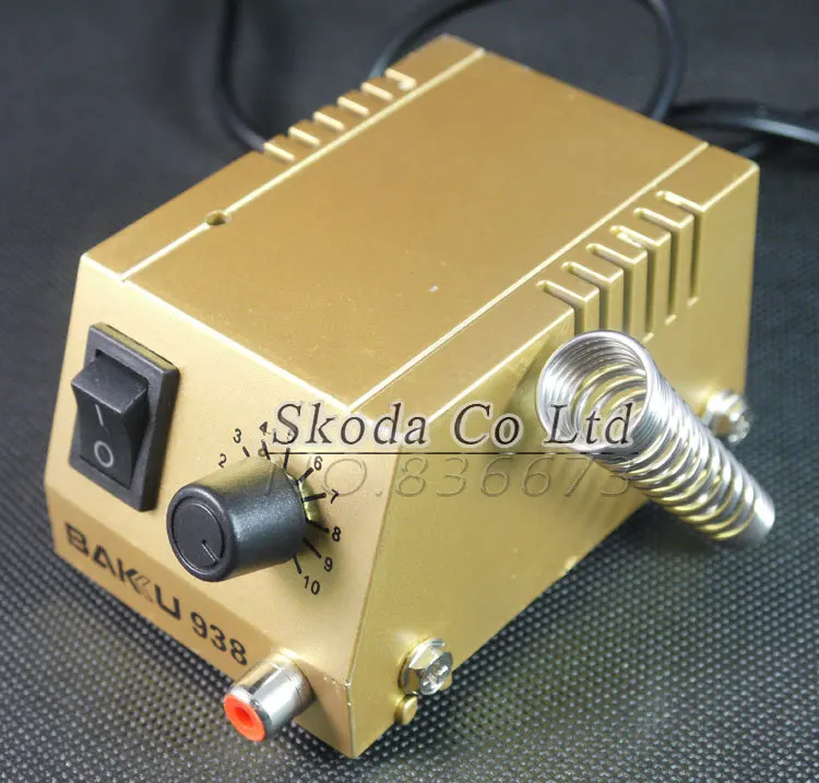 Баку BK 938 Мини паяльная станция 220V/110V для SMD SMT DIP паяльные работы Золотой Малый