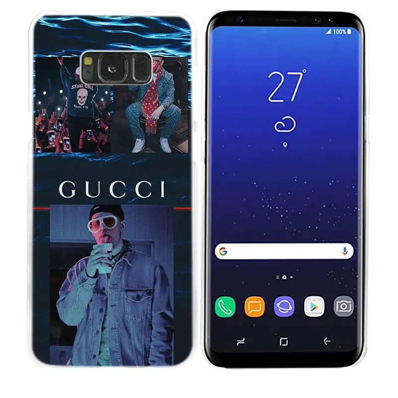 Чехол для samsung Galaxy Note 8 9 M30 M20 M10 S9 S8 S10 5G S10e Plus S7 S6 жесткий прозрачный PC Coque Cover Bad Bunny El Conejo Malo Новинка