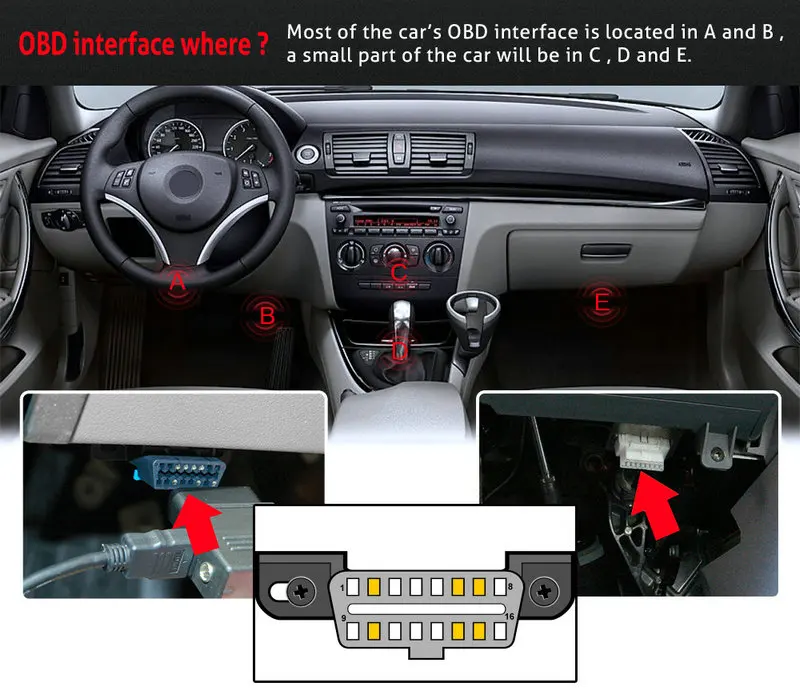 JDiag JD101 считыватель кодов для OBD II/EOBD/может сканировать код OBD2 диагностический инструмент автоматический сканер лучше, чем MS509/OM123