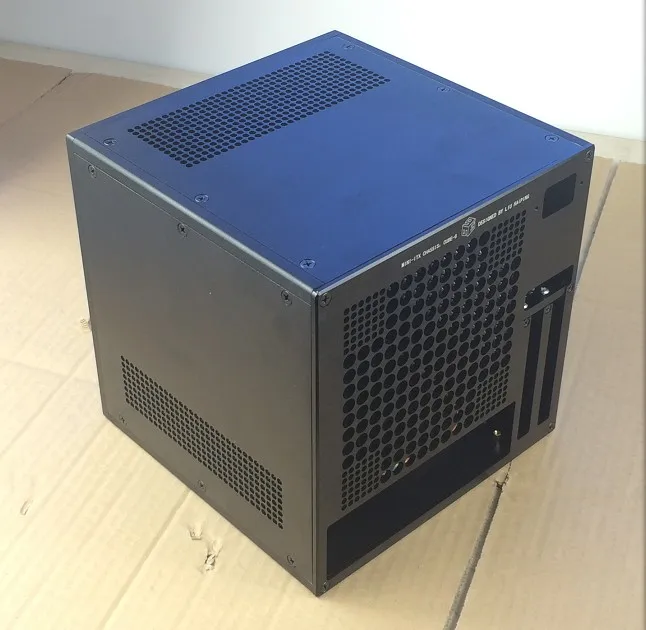 Черный новый дизайн установка блока питания SFX материнская плата ITX с воздушным