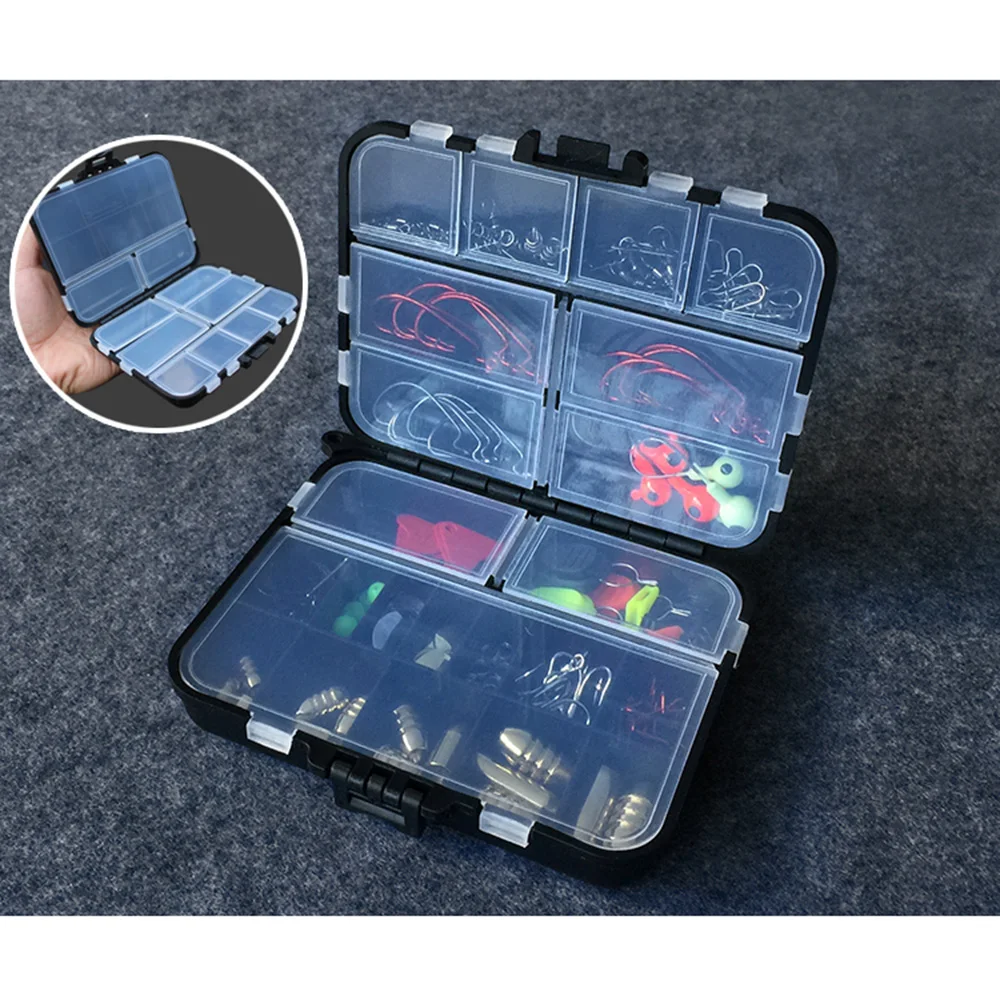 128 шт./лот набор рыболовных принадлежностей грузила Вертлюги Крючки рыболовные