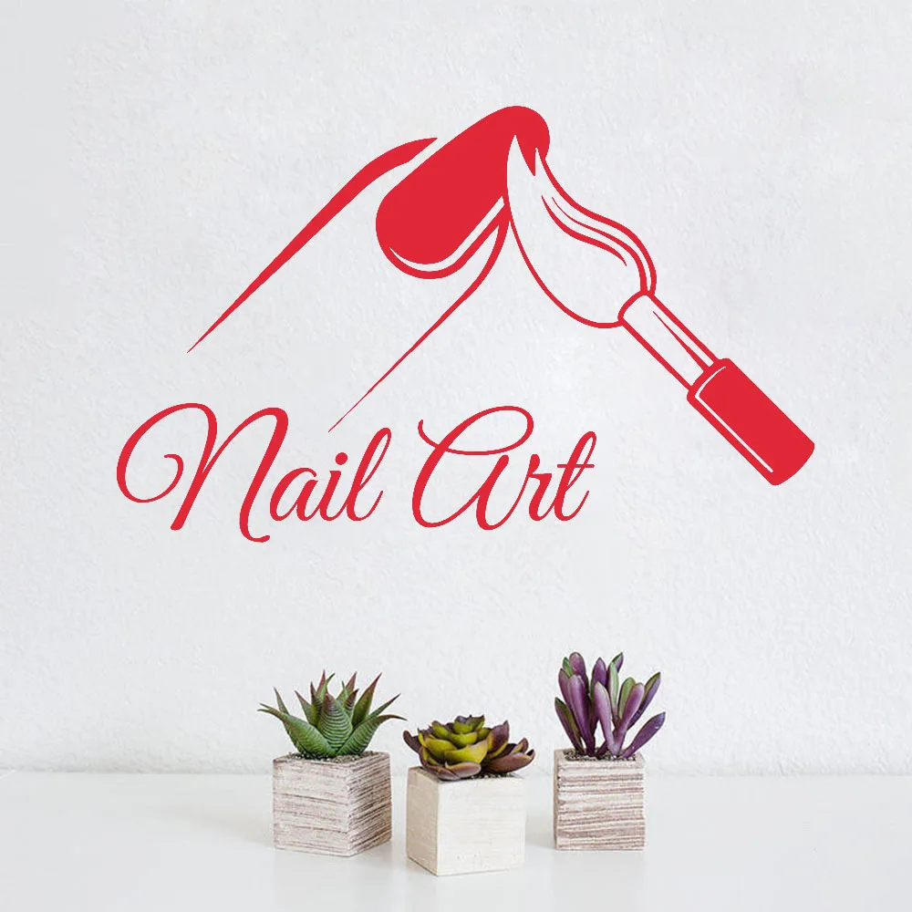Виниловая наклейка для дизайна ногтей настенные наклейки маникюра и педикюра