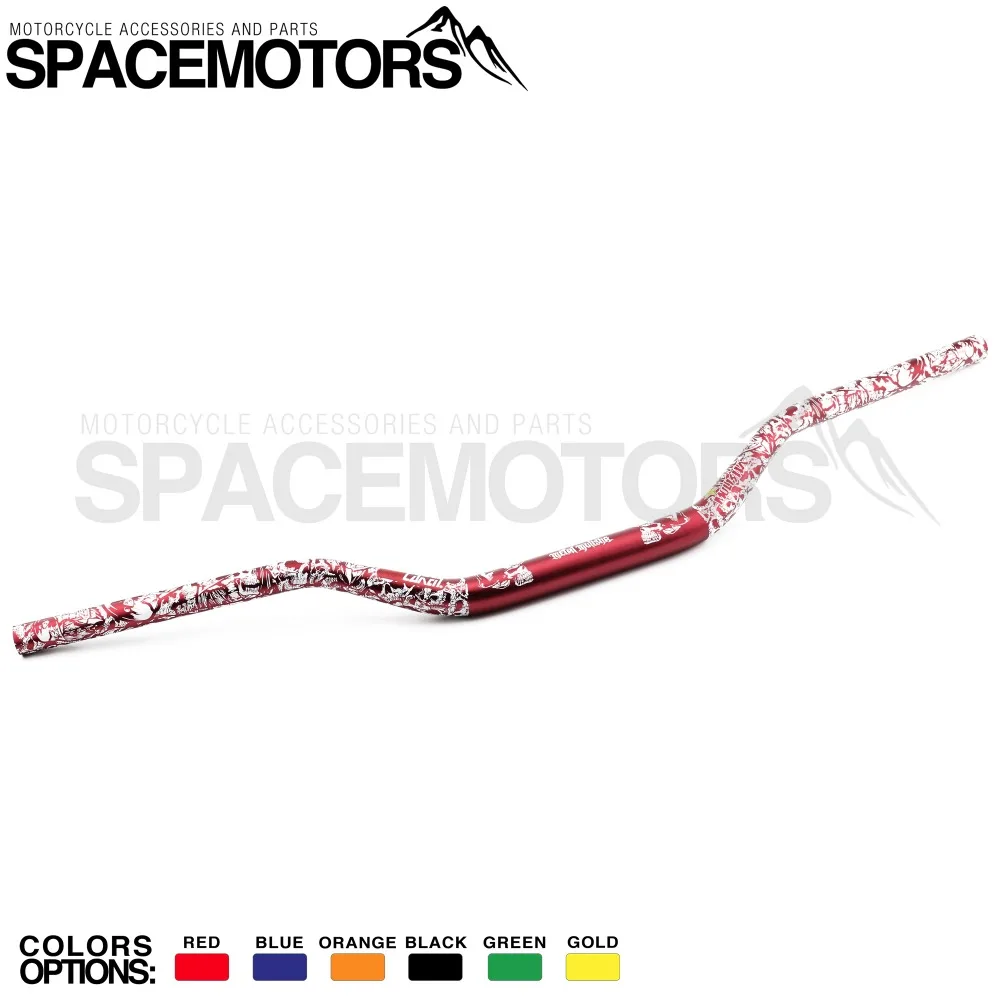 Gold Mulisha 1-1/" fatbar руль 28 мм moto cross enduro pitbike dirtbike ручка RMX DR DRZ RM JR 85 125 200 250 400 650