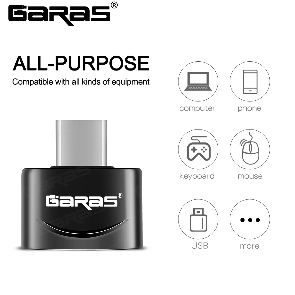 GARAS OTG Тип C/Тип USB C адаптер типа конвертер Type Micro адаптер|micro usb otg converter|otg adapterotg adapter
