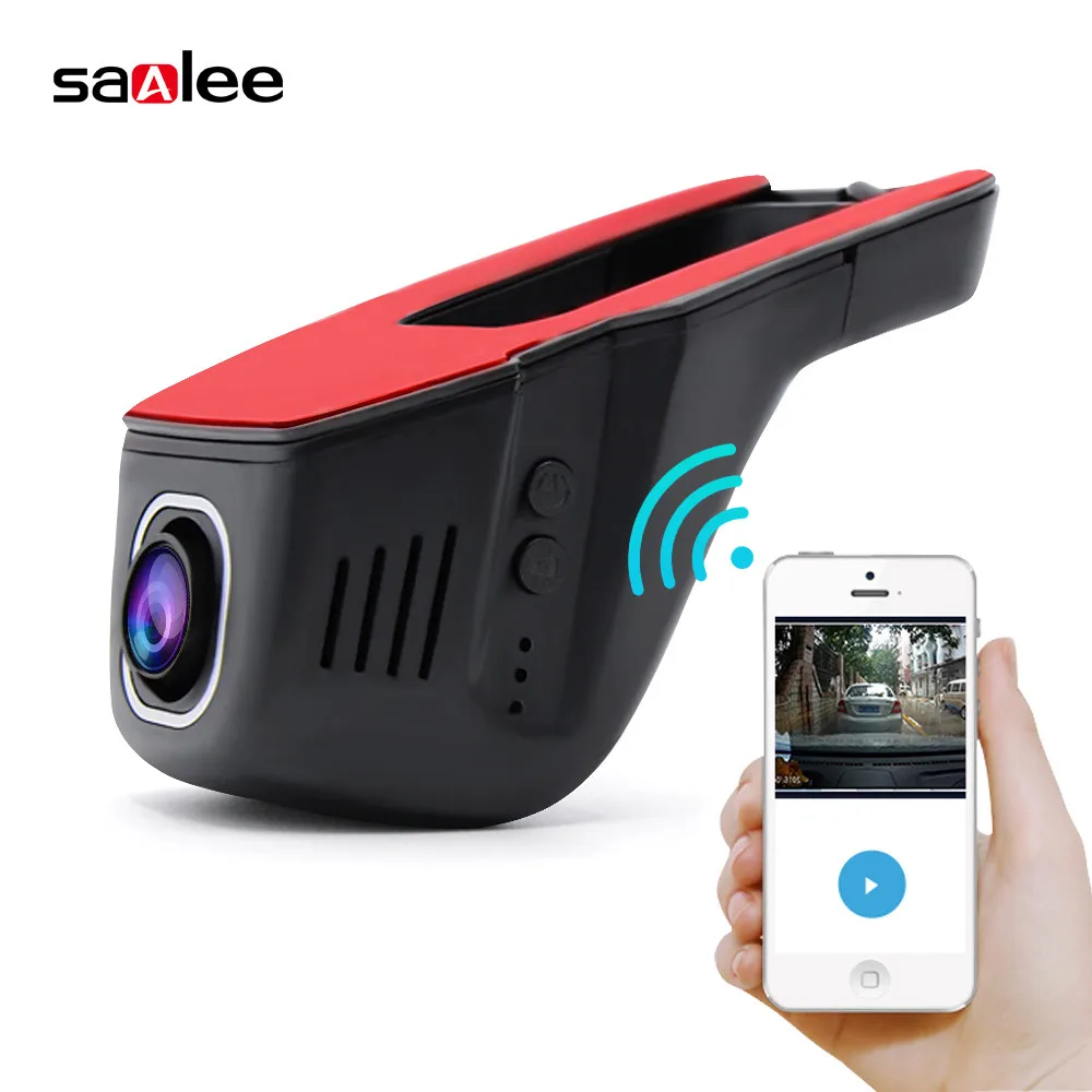 Черный WiFi Автомобильный видеорегистратор Камера Dashcam Full HD 1080P цифровой видео регистратор рекордер ночная версия Novatek 96658G-sensor автомобильная видеокамера - Название цвета: Черный