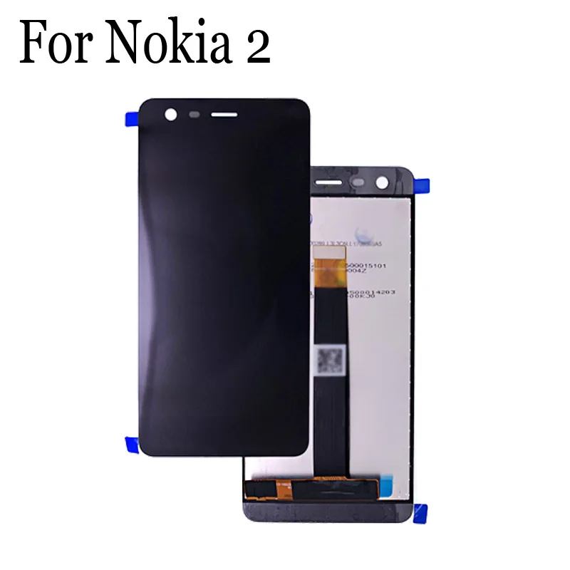 Запасные части для Nokia 2 ЖК экран 100% Оригинальный дисплей + сенсорный дигитайзер в