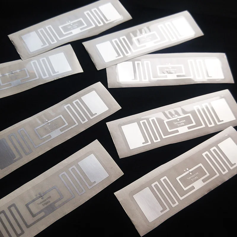 Наклейки RFID UHF метки с влажной инкрустацией упаковка из 1000 шт. можно наклеить на
