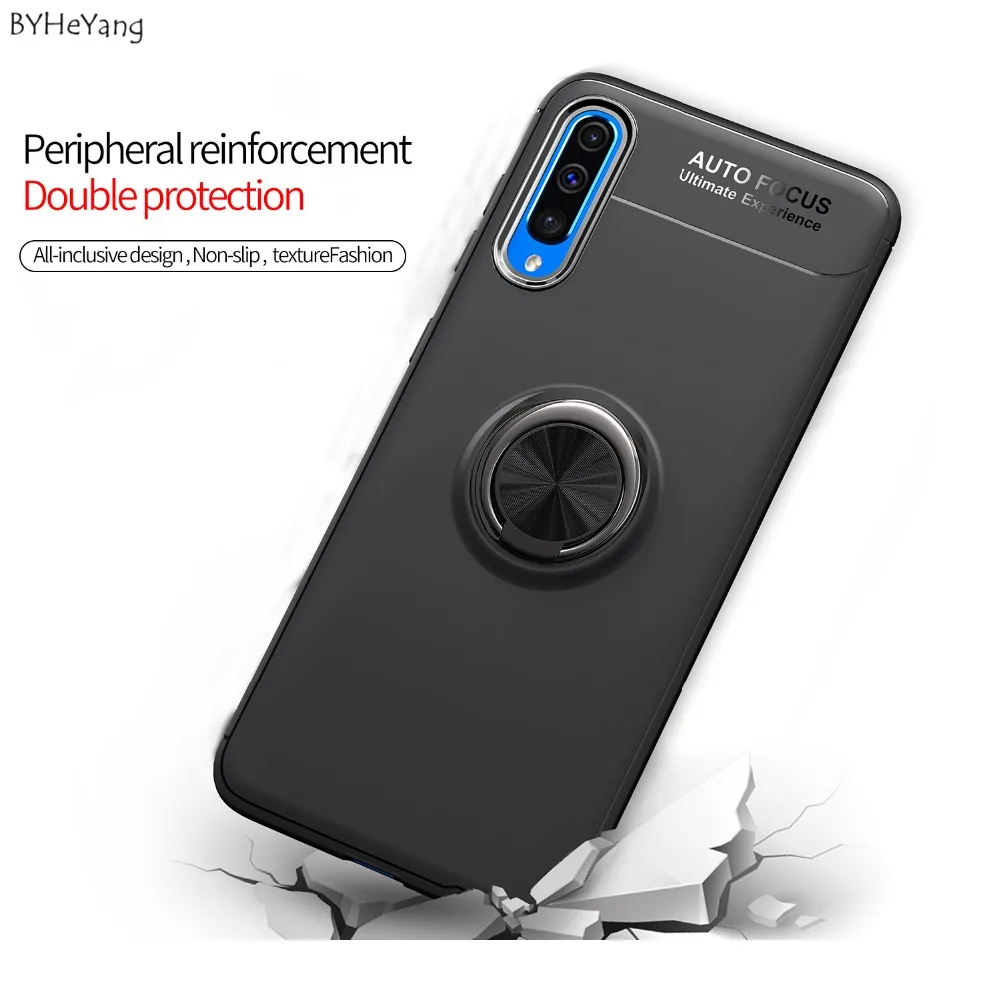 Для Samsung Galaxy M10 M20 A10 A20 A30 A40 A50 A70 чехол цветной металлический магнитный держатель