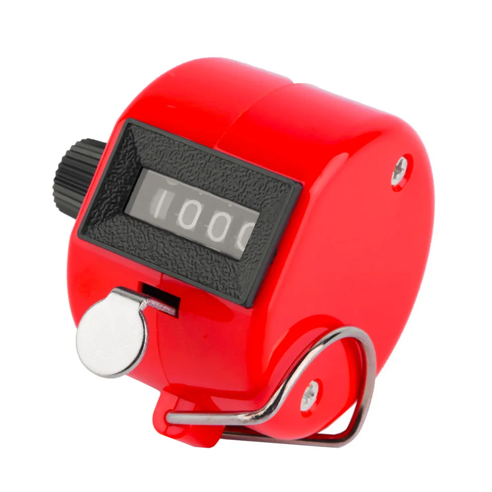 2016 NEW 4 Digit Hand Held Tally Counter Manual Palm Clicker Number Counting Golf | Инструменты