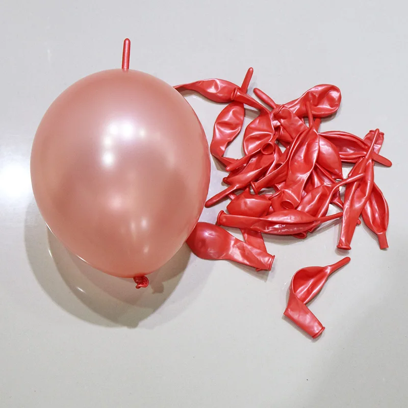 Лидер продаж! 10 дюймовые толстые воздушные шары с хвостиком (50 шт./лот) украшение