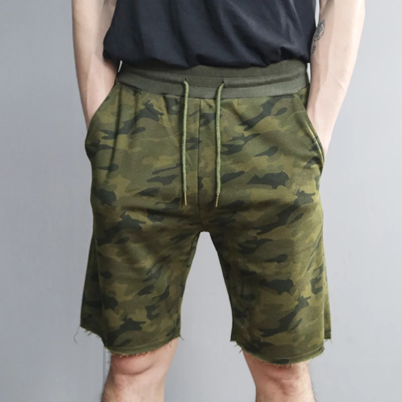 Новое поступление Летнее Для мужчин хлопок Повседневное камуфляжные шорты