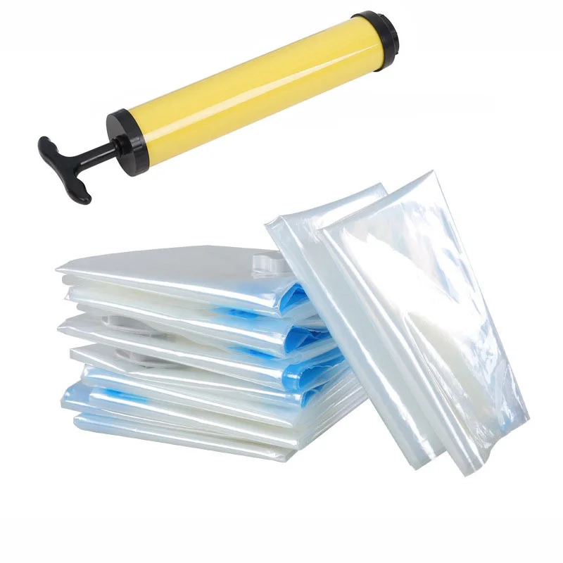 Вакуумный мешок для хранения Домашний Органайзер прозрачный складной