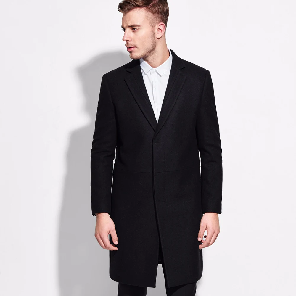 brand 50% wool black business suits blazers brand clothing suit jackets single breasted suit jacket mens slim blazer formal plus