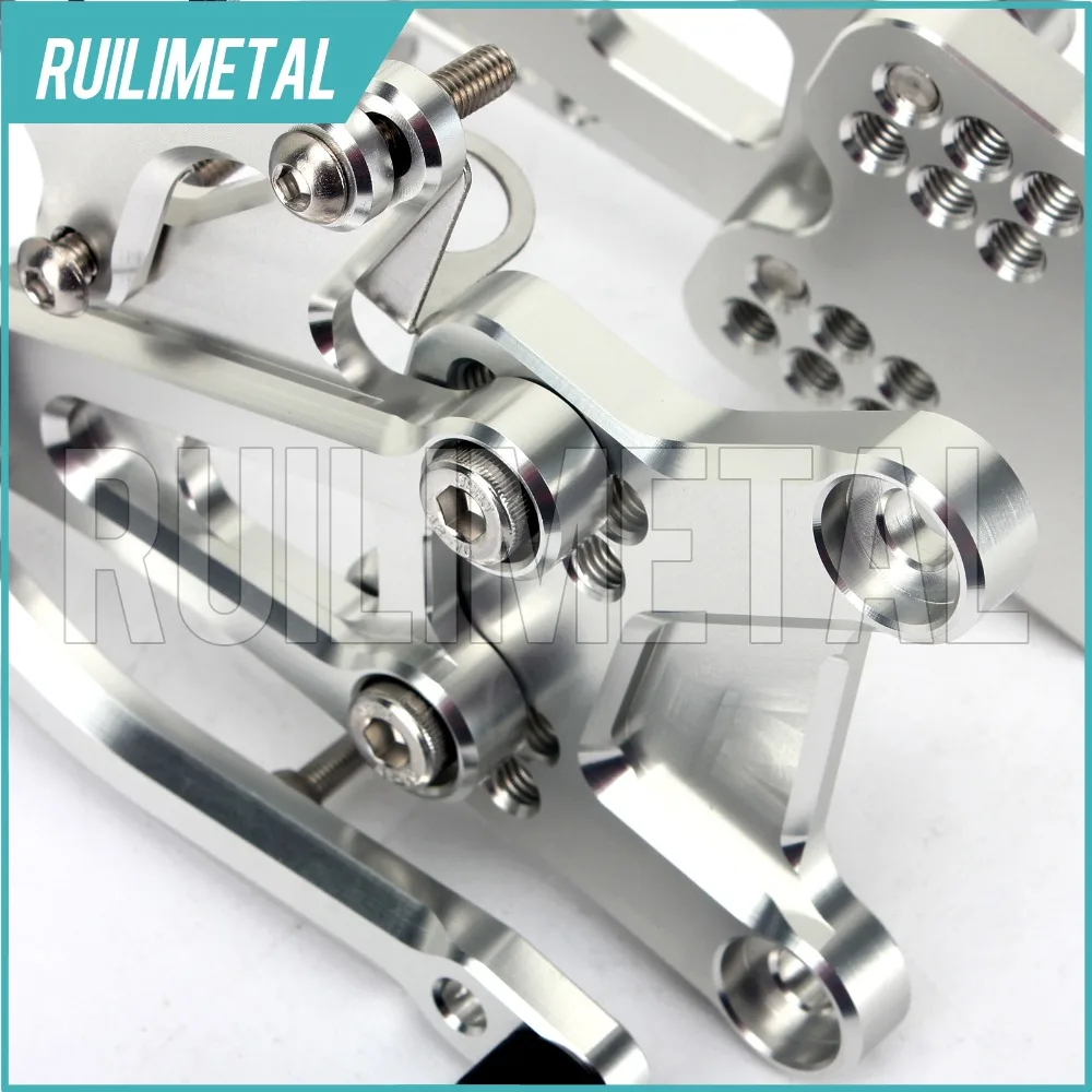 CNC алюминиевый регулируемый задний набор подножек для HONDA CBR 600 F4i 01 07 02 03 04 05 06|rear
