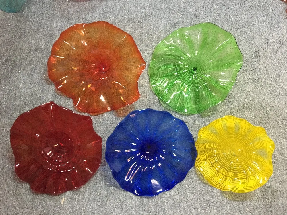 Art Plates Chandelier Glass Dome Light Air Shipping 100% Mouth Blown Borosilicate Murano Flower Lighting | Лампы и освещение