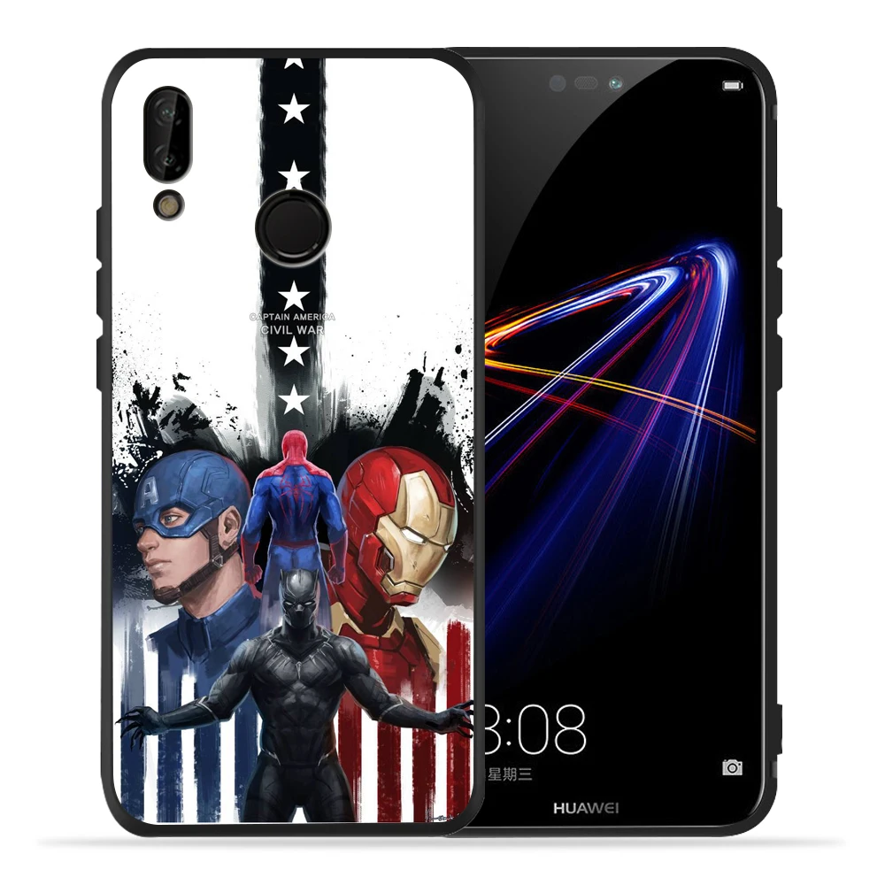 07 Чехол для huawei P20 Lite P30 Pro P10 Lite P8Lite P9Lite чудо-яд Дэдпул Человек-паук Мягкий чехол для huawei P Smart - Цвет: 07