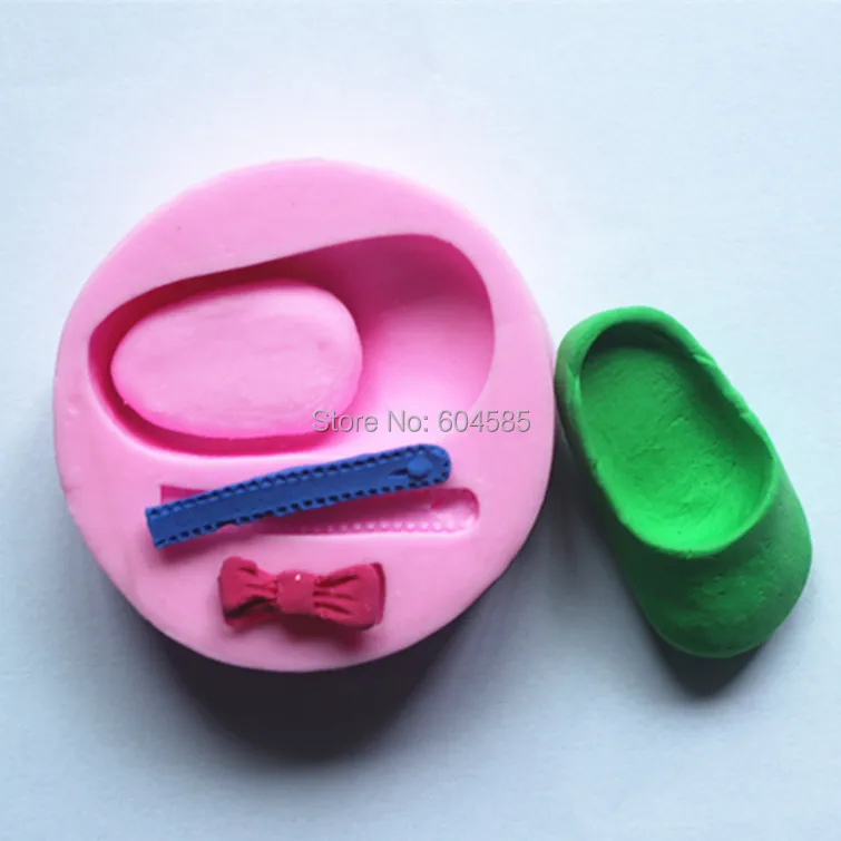 Одна женская обувь формы для помадки и торта форма мыла шоколада кухни