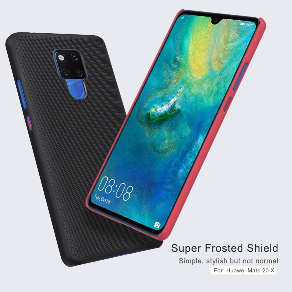 Чехол NILLKIN Матовый для Huawei mate 20 X жесткий матовый чехол-накладка 20x | Мобильные
