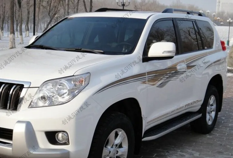 Для Toyota Land Cruiser Prado FJ150 2010 2018 боковые линии тела двери литьевая надпись Стикеры