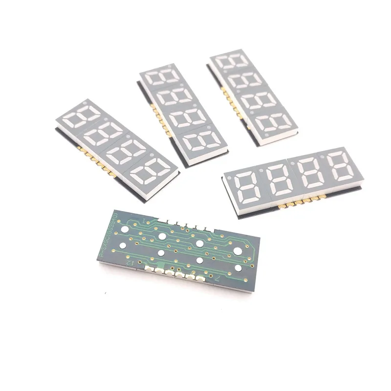 5 шт. 0.39in SMD цифровая трубка Красного 4 цифры светодиодный Дисплей модуль 0,39 дюймов 7 сегментный, цифровой, светодиодный Дисплей