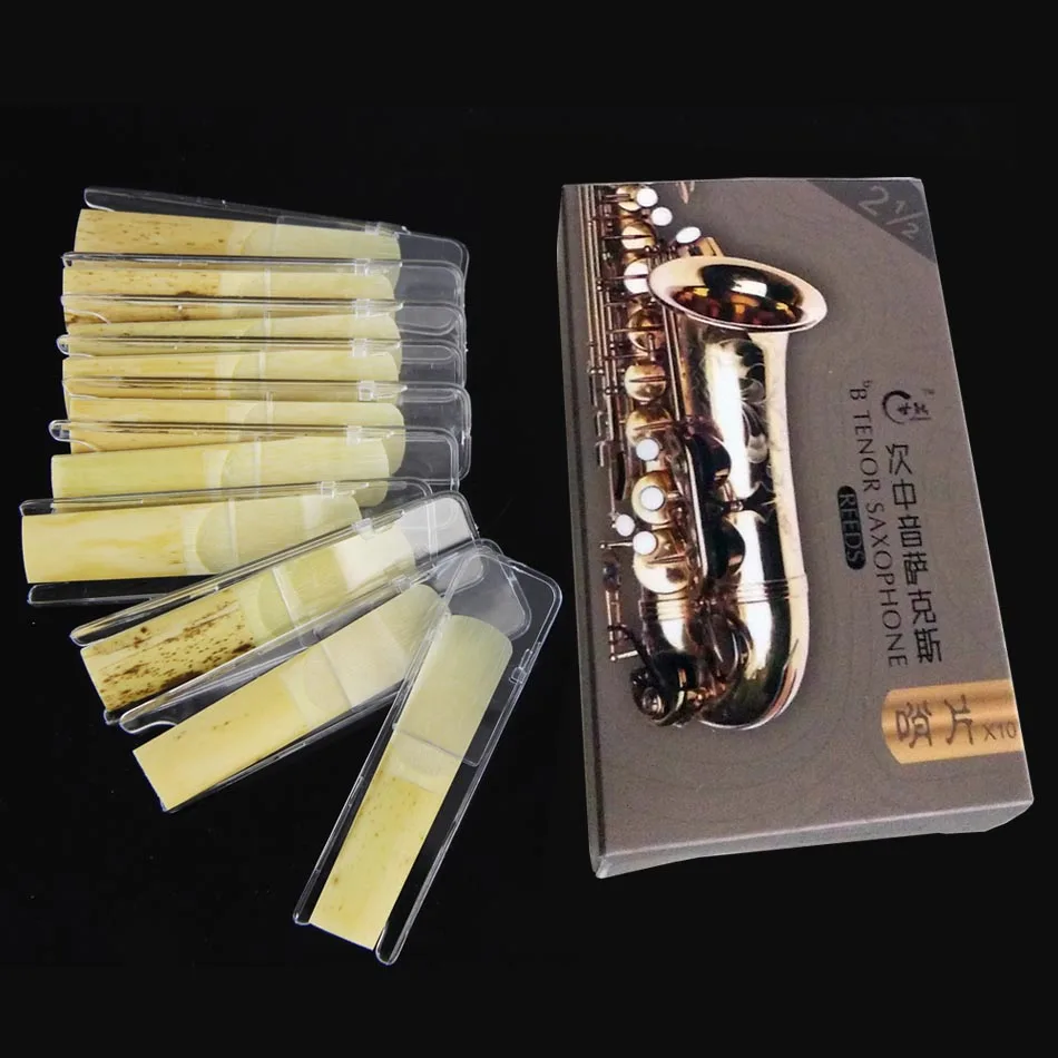 

SHINENG 2 1/2 bB Tenor Sax Saxophone Reeds Saxfone Accessories 10pcs/box