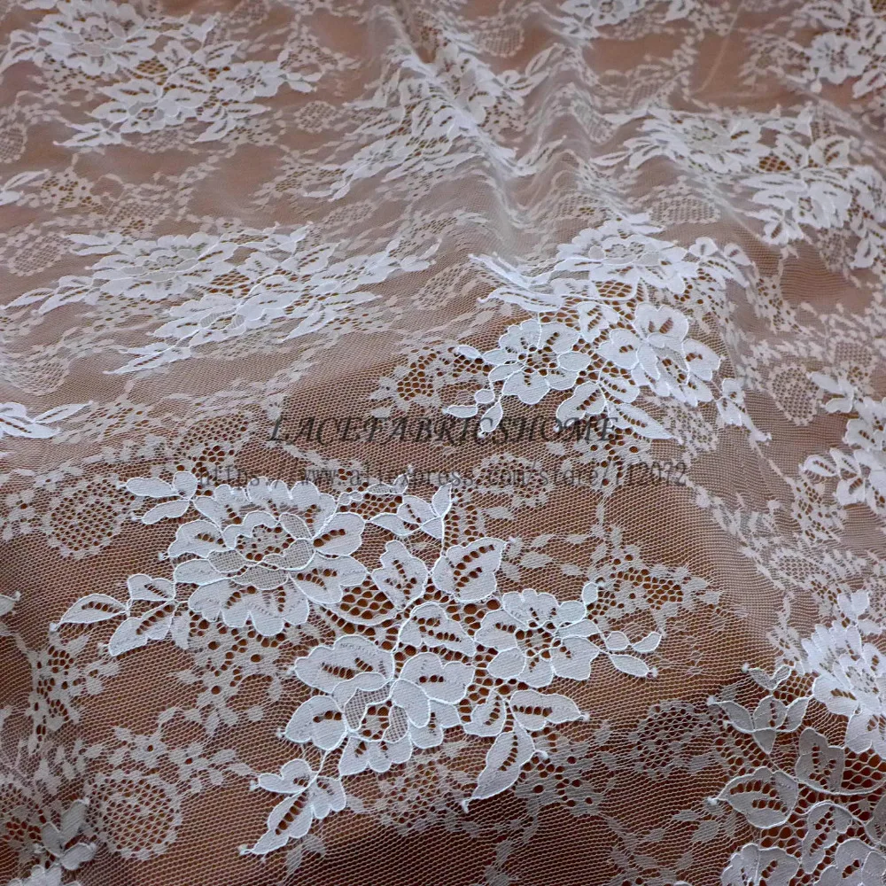 La Belleza Off white rose цветы Франция кружево свадебная подкладка ткань свадебное платье кружево 1 ярд 59 ''ширина