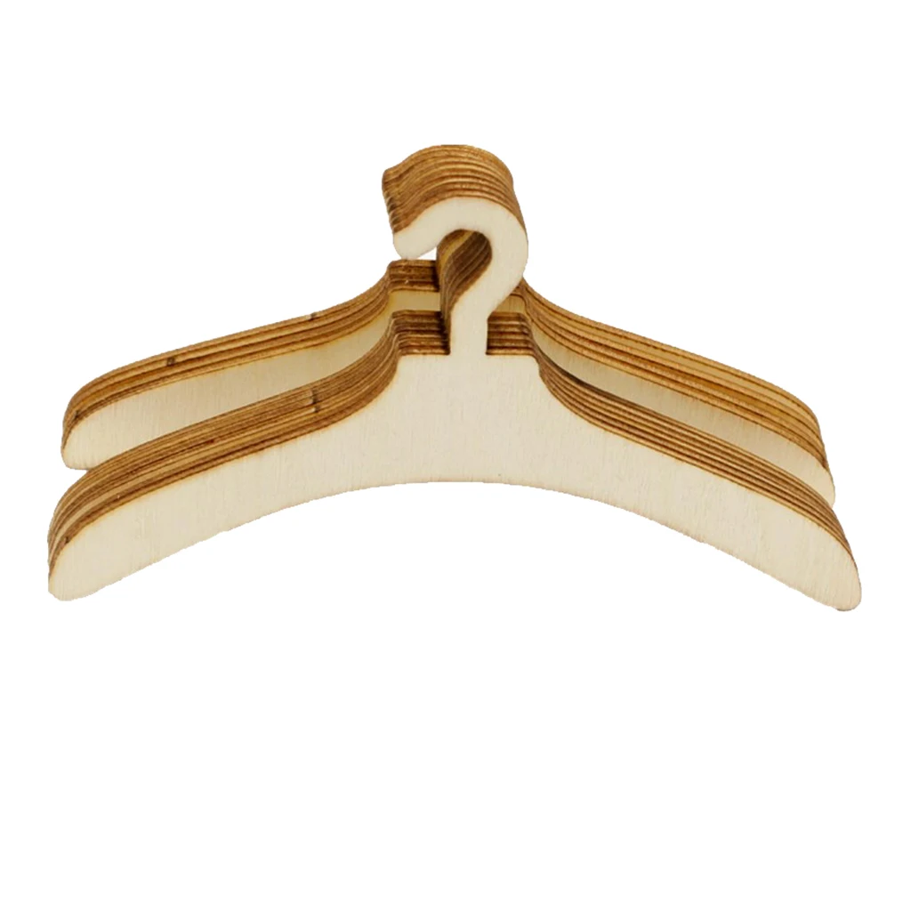 10 шт. 5 дюймов вешалки Кукольное платье одежда аксессуары набор для искусственных