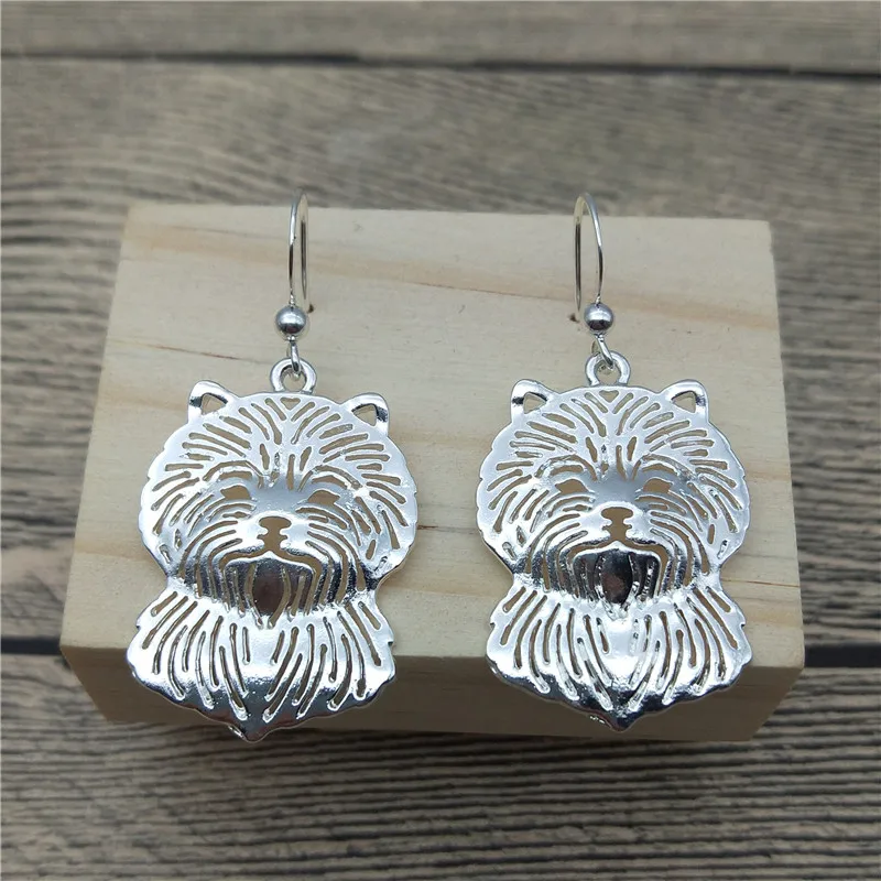 

Женские Висячие серьги Cairn Terrier, модные Висячие серьги для собаки, ювелирные изделия