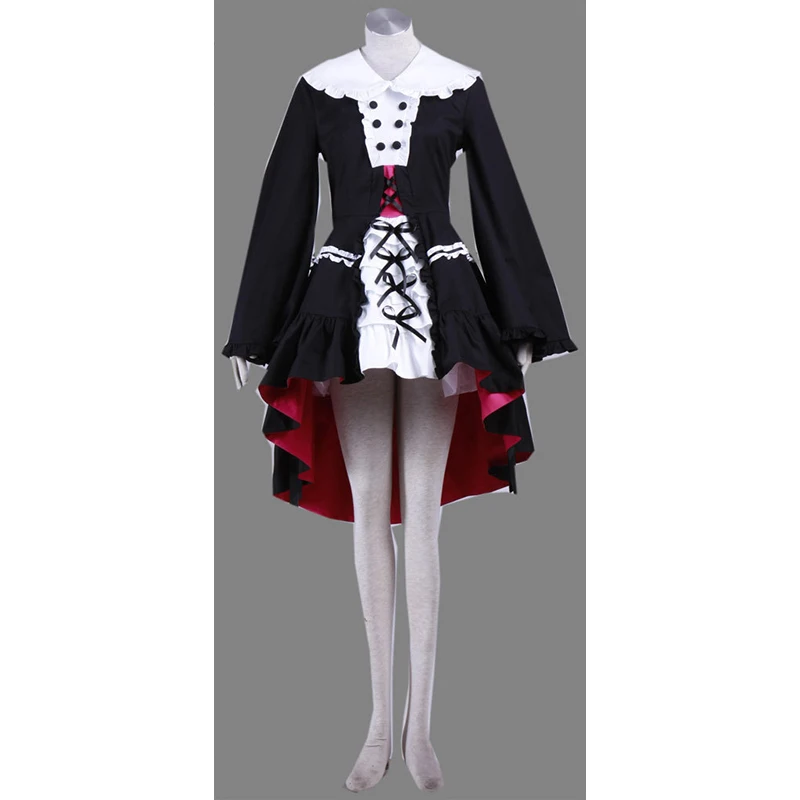 Чёрное платье аниме Аниме сузумия для взрослых и детей |