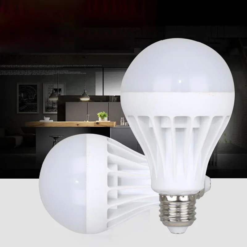 5 Вт 7 9 12 15 Led E27 перезаряжаемый умный белый энергетический светильник на 130 ° лампа