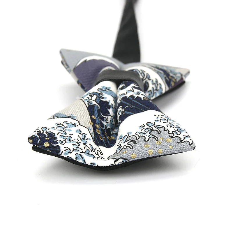 Brand New Men's Cotton Adjustable Suits Navy Bow Tie Pocket Square Set Bowtie Handkerchief Wedding Party Butterfly 2pcs/set |