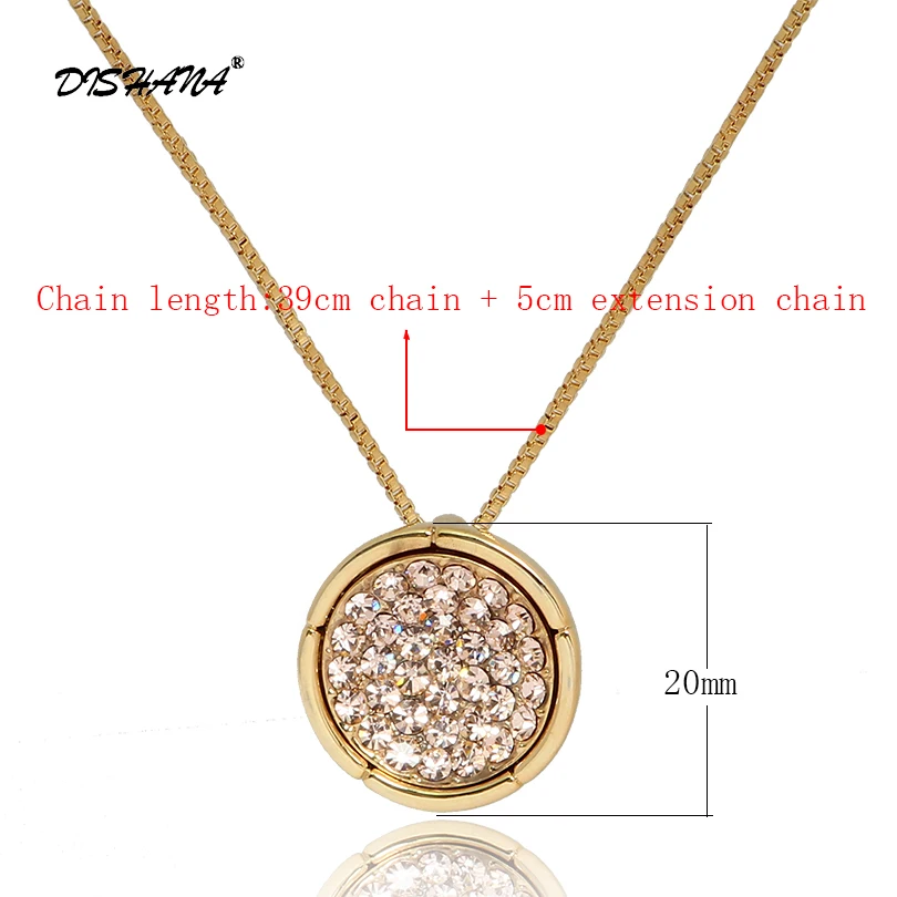 Новое модное великолепное ожерелье Стразы с цепочкой чокер золотого цвета