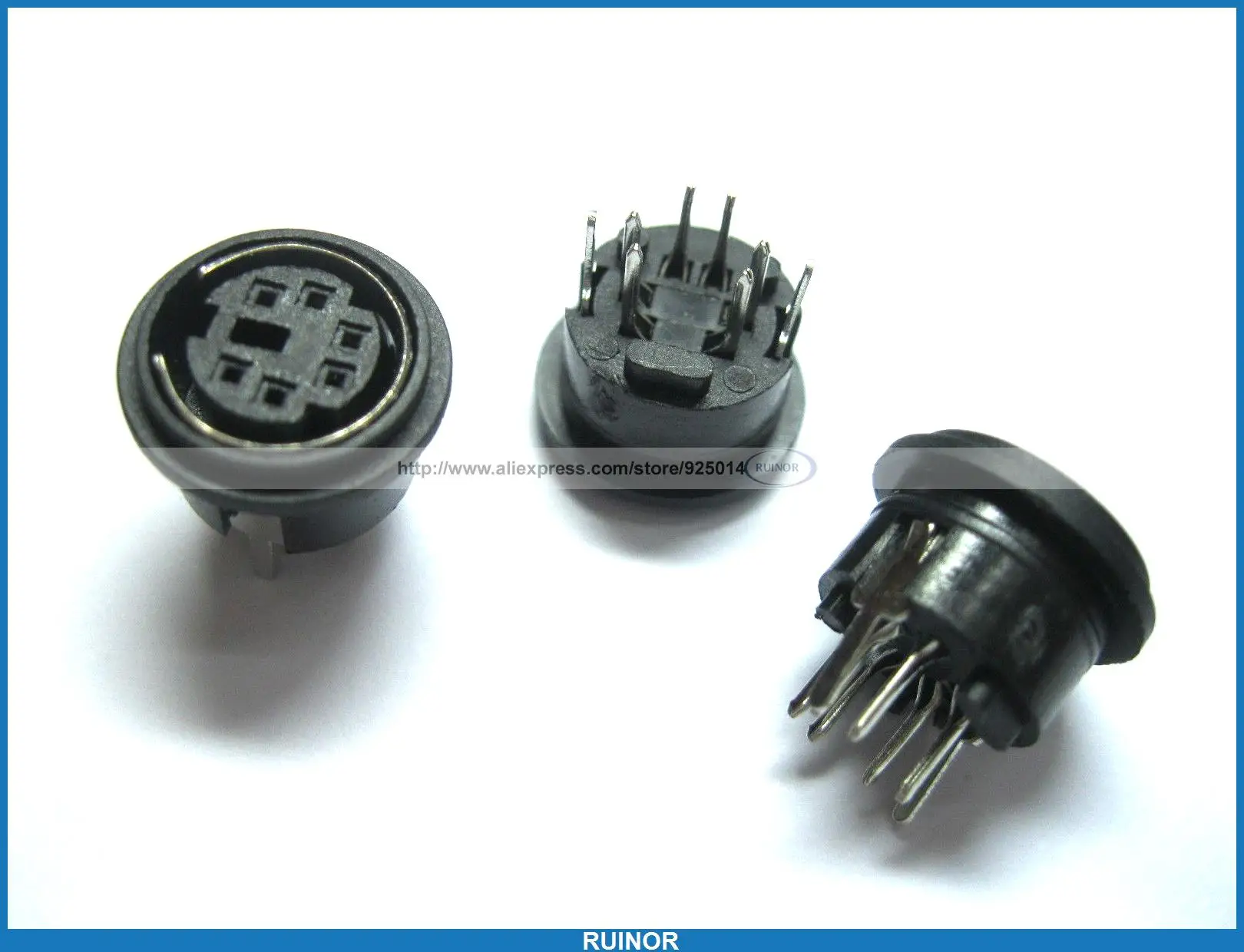 20 шт. мини 6 Pin круговой PCB крепление DIN разъем|connector circular|connector dinconnector |