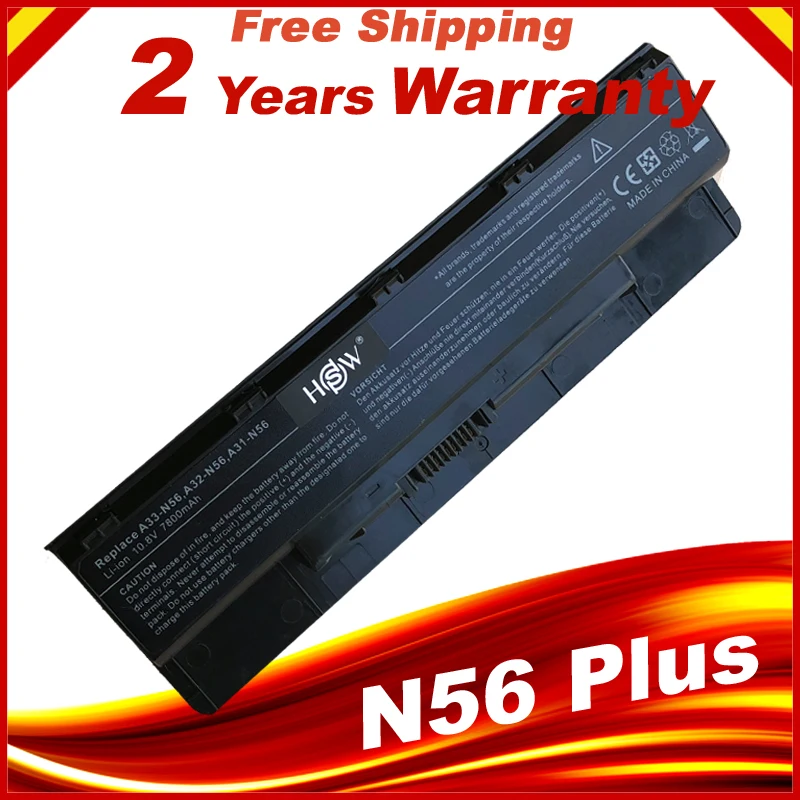 7800 мАч 9 ячеек Батарея A31 N56 A32 A33 для Asus N56D N56DY N56J N56JK N56VM N56VV N56VZ N56JN N56JR N56V