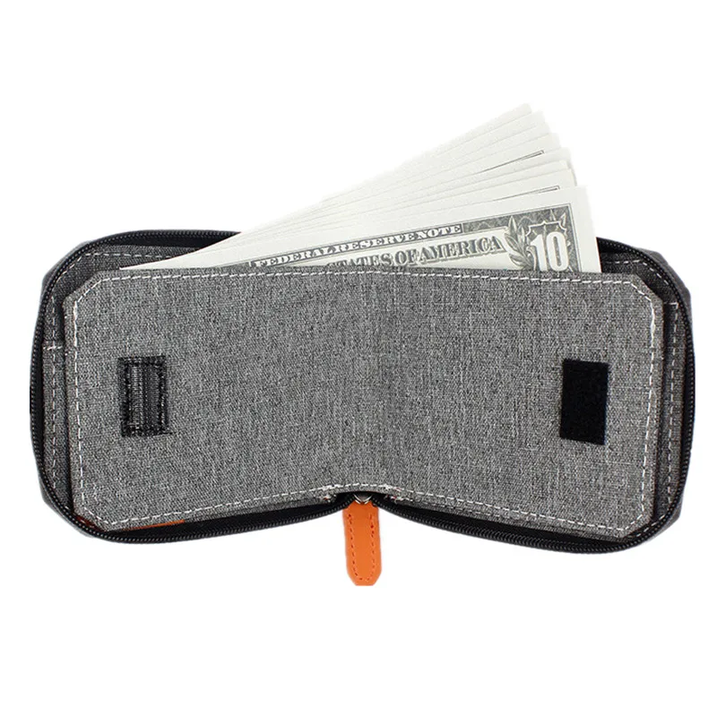 Мужской кошелек с блокировкой Rfid кожаный из натуральной кожи короткий