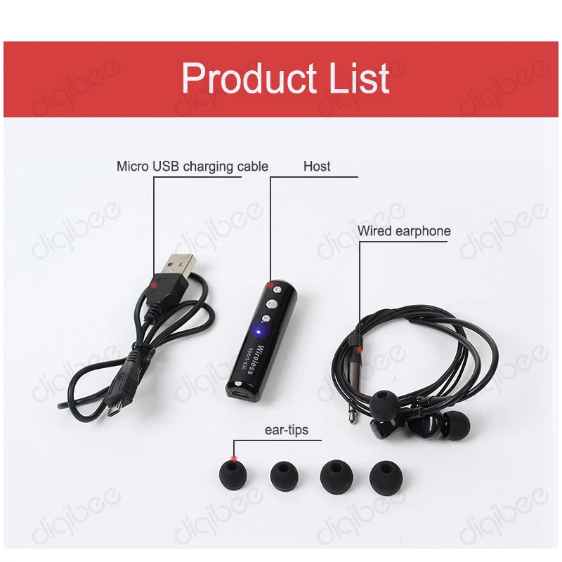 Noise Concelling HiFi Sound Sport 3.5mm Wired Wireless Stereo Clip Headset Bluetooth Earphone With Mic for iPhone X 5 6 7 8 Plus |